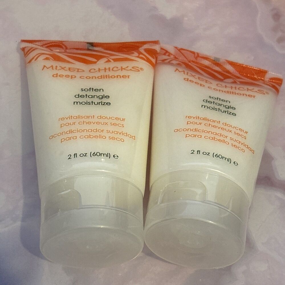 2 Mixed Chicks DEEP CONDITIONER 2oz TRAVEL SIZE NEW